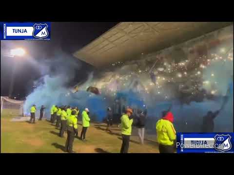 "Millonarios es su hinchada" Barra: Comandos Azules &bull; Club: Millonarios