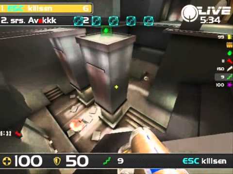 k1llsen vs av3k in Quake Live IEM V - qualifications - map 2 of 3
