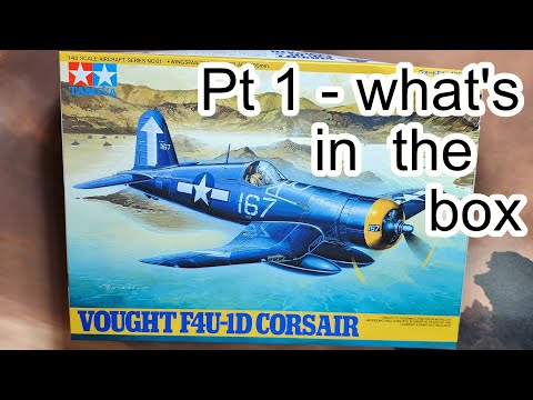 Mal's Projects: (1) Tamiya Corsair F4U-1D in 1/48 - look in the box