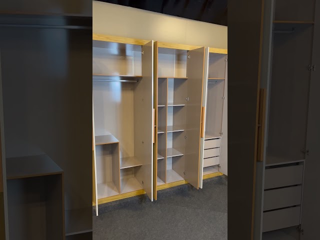 Guarda-Roupa Casal Montecarlo 100% Mdf 6 Portas 3 Gavetas Marrocos/Off White - Mx Móveis