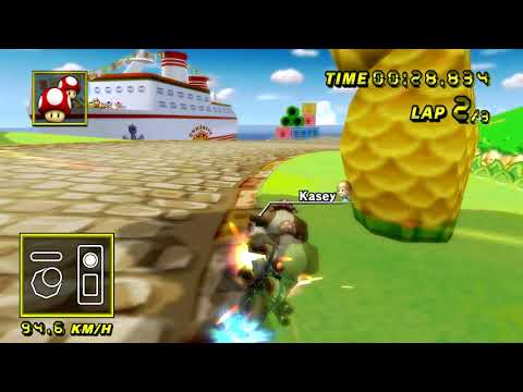 【MKW WR】GCN Peach Beach (No Glitch) - 1:12.729 - Kasey