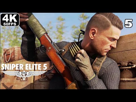 SNIPER ELITE 5 Gameplay Walkthrough Part 5 - FULL GAME [4K 60FPS] - No Commentary