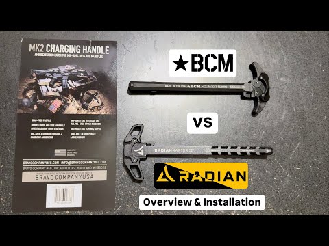 BCM MK2 Vs Radian Raptor SD | Top Contenders Of AR15 Ambidextrous Charging Handles