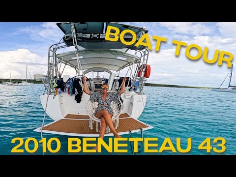 BOAT TOUR...We CHANGED EVERYTHING on our Beneteau SAILBOAT | Sailing Zephyr - Ep.182