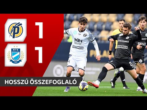 Fizz Liga: Puskás Akadémia–MTK Budapest 1–1 | hosszú összefoglaló