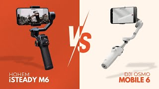 Hohem iSteady M6 vs DJI Osmo Mobile 6! Qual é o Melhor Gimbal para Você? ????