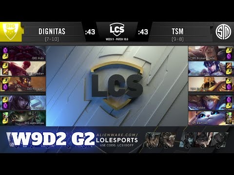 Dignitas vs TSM | Week 9 Day 2 S10 LCS Spring 2020 | DIG vs TSM W9D2