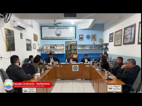 Transmissão ao vivo da Câmara de São Luis do Piauí 30-05-2025