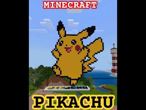 Unbelievable! Catching Pikachu in Minecraft! #shorts