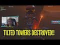 TILTED TOWERS DESTROYED!! Unvaulting Event REACTION!