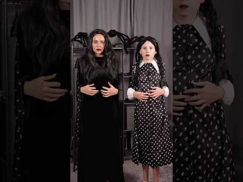 Wednesday Addams tutorial Alice with mom #alice #wednesday #shorts