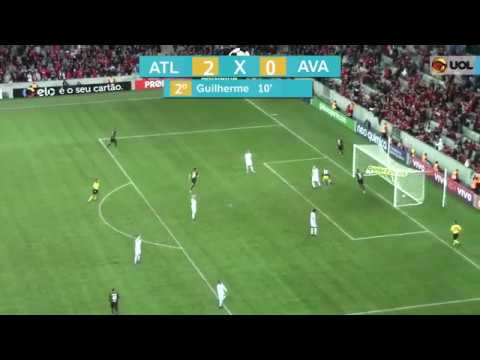 GOL DO ATLÉTICO-PR - GUILHERME - ATLÉTICO-PR X AVAÍ - 03/08 - BRASILEIRÃO 2017