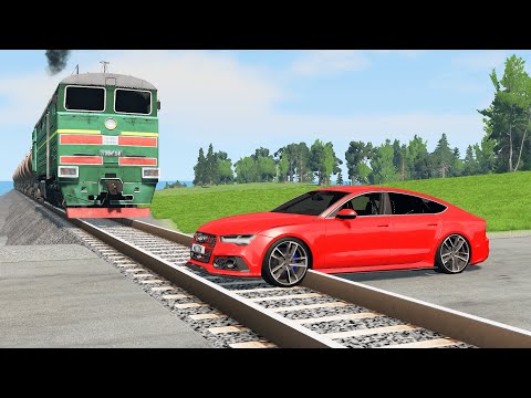 Cars vs Rails #3 – BeamNG.Drive