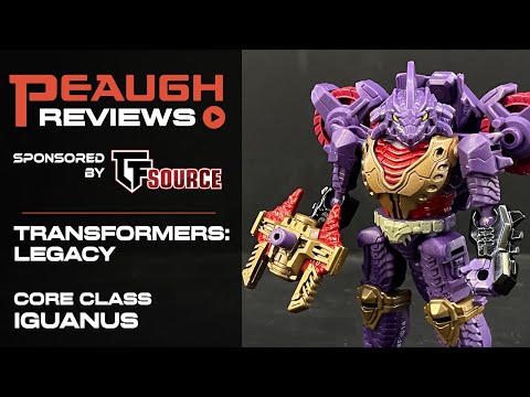 Video Review: Transformers Legacy - Core Class IGUANUS