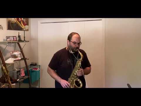 2020 - 2021 TMEA All State Jazz Saxophone Audition Etude #3