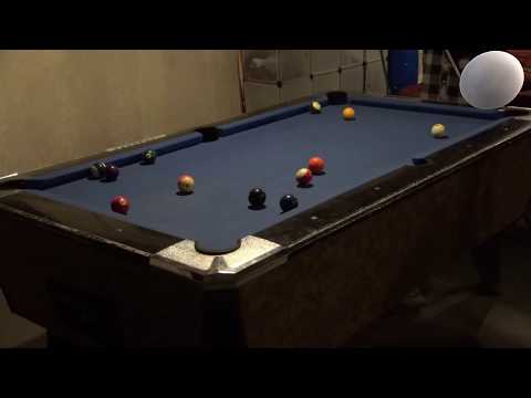 Saratoga Pool - A Mix Between 8-ball and 9-Ball Break and Run x4