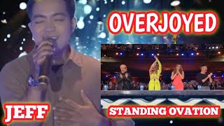 JEFF sing OVERJOYED at AMERICA'S GOT TALENT