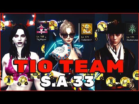 TIO TEAM JOIN THE WAR IN S.A33 | RESISTANCE VS 77/SC TEAM | S.A33 WAR | MIR4