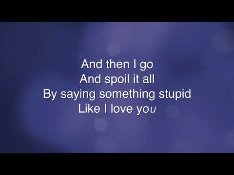 Something Stupid  - Robbie Williams (Lyrics)