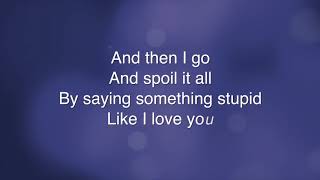 Something Stupid  - Robbie Williams (Lyrics)