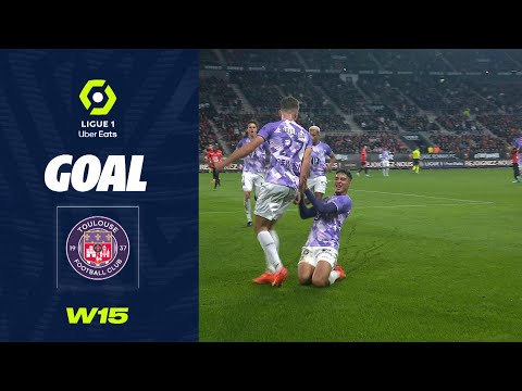Goal Thijs-Jacco-Jan DALLINGA (55' - TFC) STADE RENNAIS FC - TOULOUSE FC (2-1) 22/23