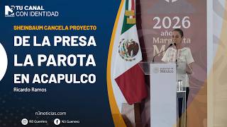 Sheinbaum cancela proyecto de la presa La Parota en Acapulco