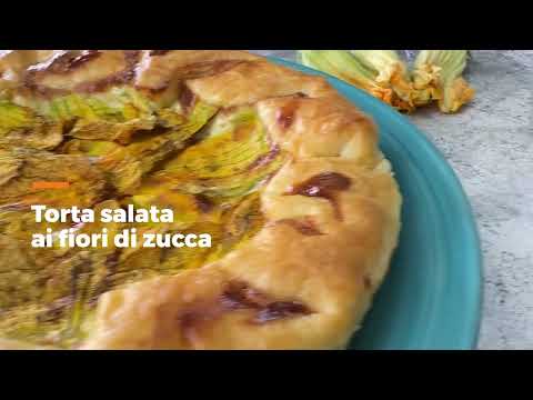 CROCCANTE fuori e MORBIDA dentro, perfetta per ogni occasione: TORTA SALATA AI FIORI DI ZUCCA!
