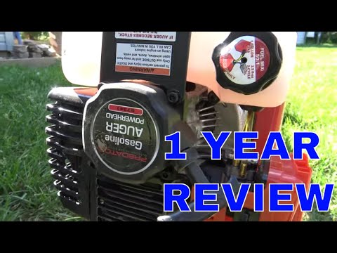 1 Year Review ON Harbor Freight Predator Post Hole Digger