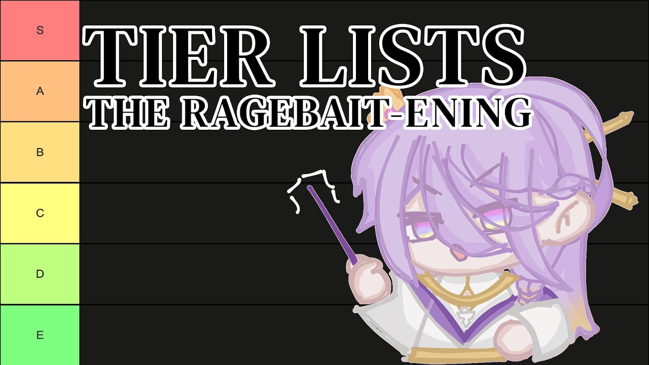 【TIER LISTS】Yeah, It's Ranking Time【FIRST STAGE PRODUCTION EN】