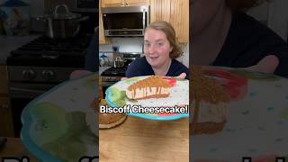 No Bake Biscoff Cheesecake 🍰 #cheesecakerecipe #nobakecheesecake #biscoff #cookiebutter #easyrecipe
