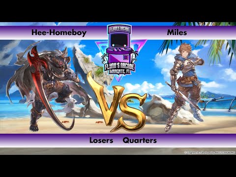 Flynn's Arcade 076 Losers Quarters - Hee-Homeboy (Vaseraga) Vs Miles (Gran) Granblue Fantasy Versus