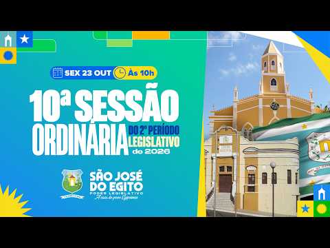 10ª Sessão Ordinária do 2º Período Legislativo de 2026🏛️