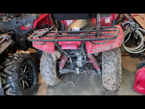How to install a Quadboss back rest on an ATV with a metal rack. SUPER SIMPLE.