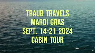 Mardi Gras Spa Balcony Cabin Tour 17274