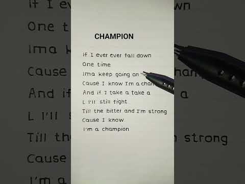 BLACKPINK - 'Champion' (Lyrics)