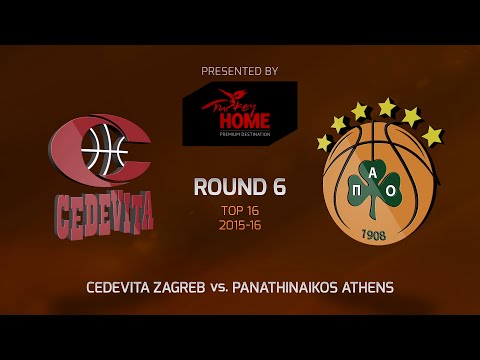 Highlights: Top 16, Round 6, Cedevita Zagreb 60-78 Panathinaikos Athens