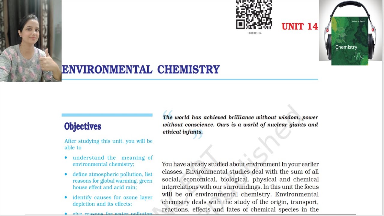 Class 11 Chemistry Chapter 14 | Environmental Chemistry | ncert chemistry audiobook