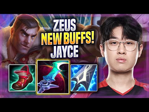 ZEUS TRIES JAYCE WITH NEW BUFFS! - T1 Zeus Plays Jayce TOP vs Lucian! | Season 2022