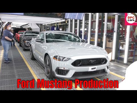 Ford Mustang and GT500 Production Line 2022