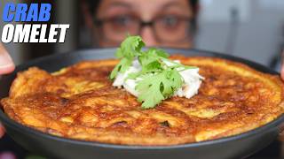 Delicious Crab Omelet from Tamil Nadu (Nandu Omelette)