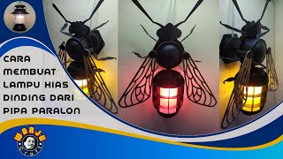 Download lagu IDE USAHA KREATIF DARI PIPA PVC LAMPU HIAS DINDING BENTUK LEBAH MADU | DIY WALL DECOR LAMP mp3