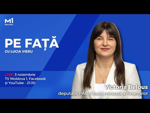 🔴 PE FAȚĂ cu Victoria Belous, deputată PAS și fosta ministră a Finanțelor // 03.11.2025