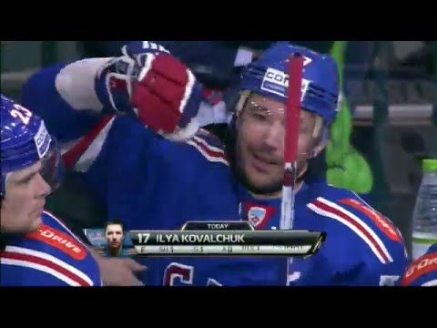 Ilya Kovalchuk scores off Anton Burdasov amazing pass