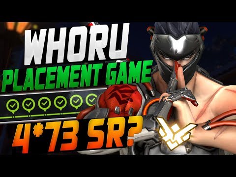 WHORU GENJI GOD - FINAL PLACEMENT GAME! 4*73 SR! [ OVERWATCH SEASON 14 TOP 500 ]