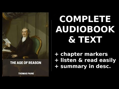 The Age of Reason 📖 By Thomas Paine. FULL Audiobook