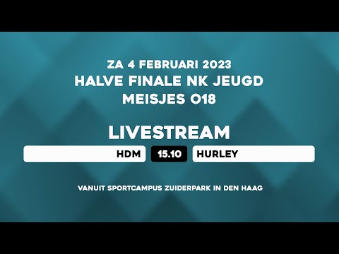 LIVE – ½ Finale MO18 NK JEUGD Zaal – HDM vs Hurley