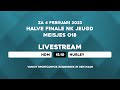 LIVE – ½ Finale MO18 NK JEUGD Zaal – HDM vs Hurley