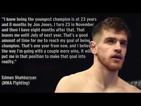 Edmen Shahbazyan Wants To Be Youngest UFC Champ, Targeting Israel Adesanya