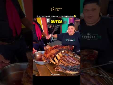o maior degustador de costela assada #humor #mindset #comedia #rodízio #churrasco 😂
