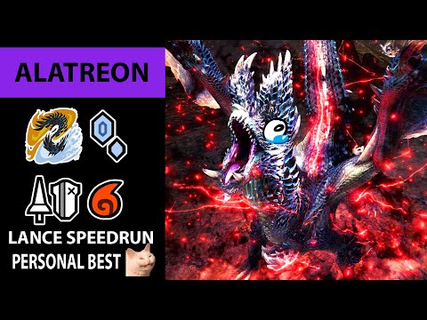 Alatreon Lance Personal Best Speedrun (full commentary) Monster Hunter World: Iceborne